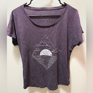 Chic Purple Graphic Tee